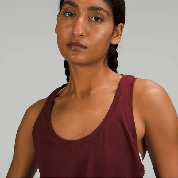 Lululemon Love Tank Top in Red Merlot - Picture 3 of 8